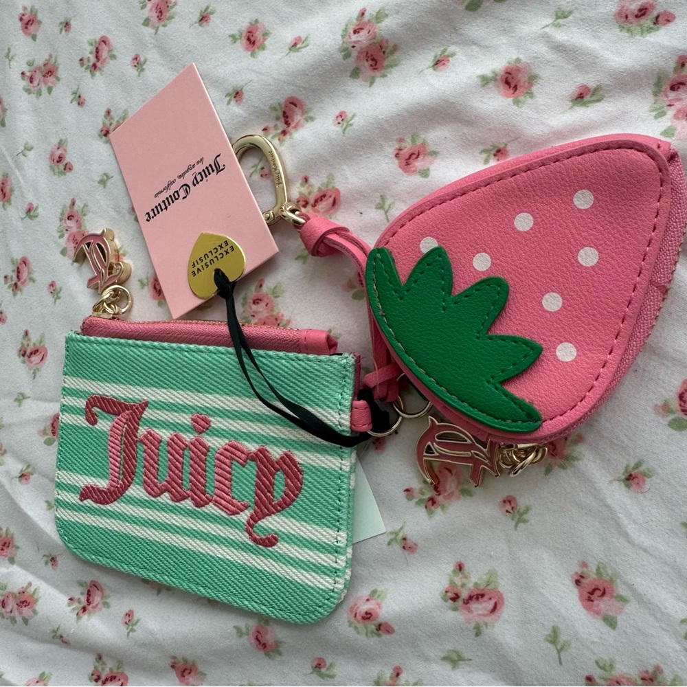 RARE! Juicy Couture RETRO GREEN/CREAM JUICY PARADISE MINI BUNDLE! - Picture 2 of 5